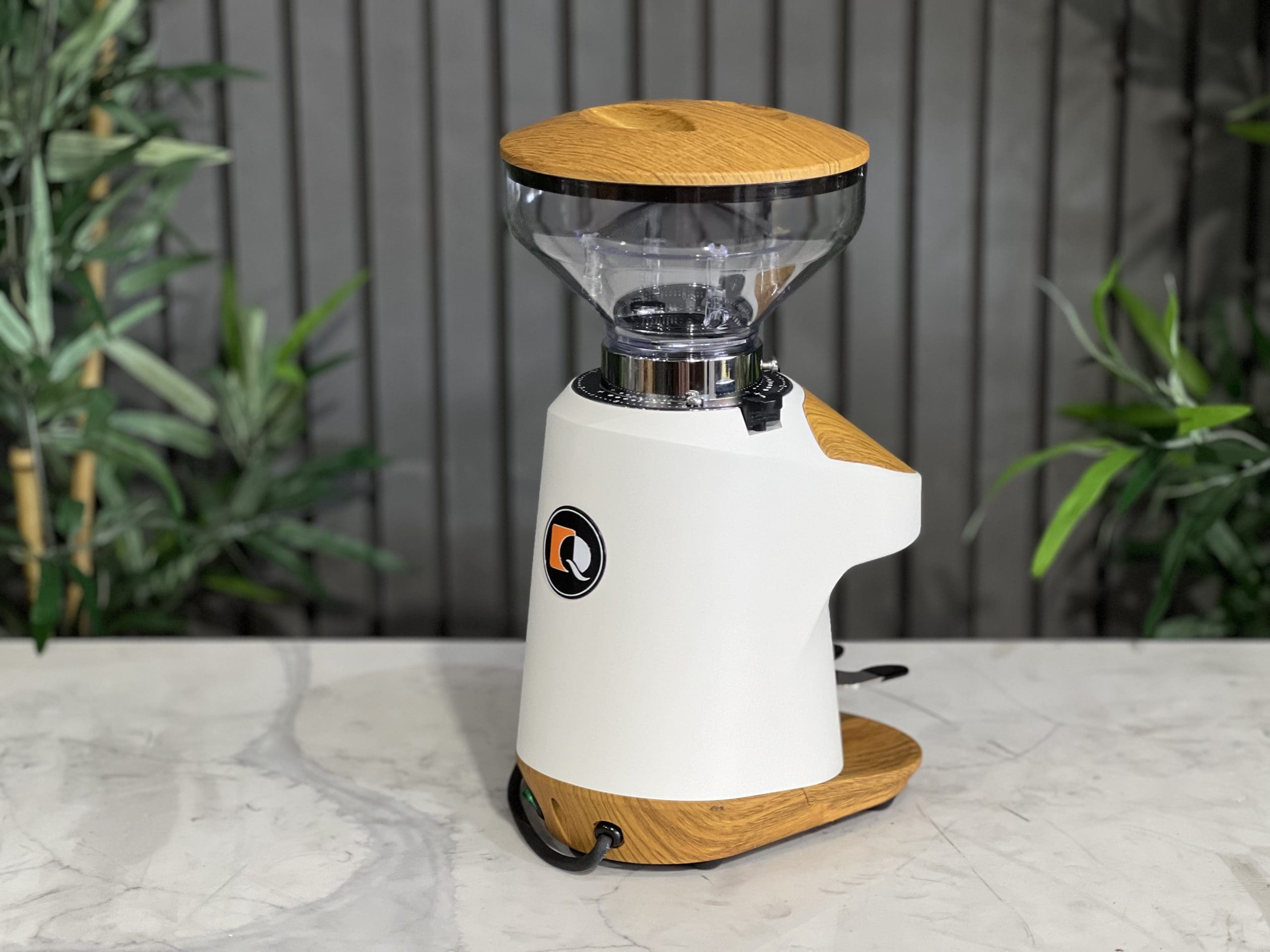 Quamar Nemo-Q White - Coffee Grinder - Timber