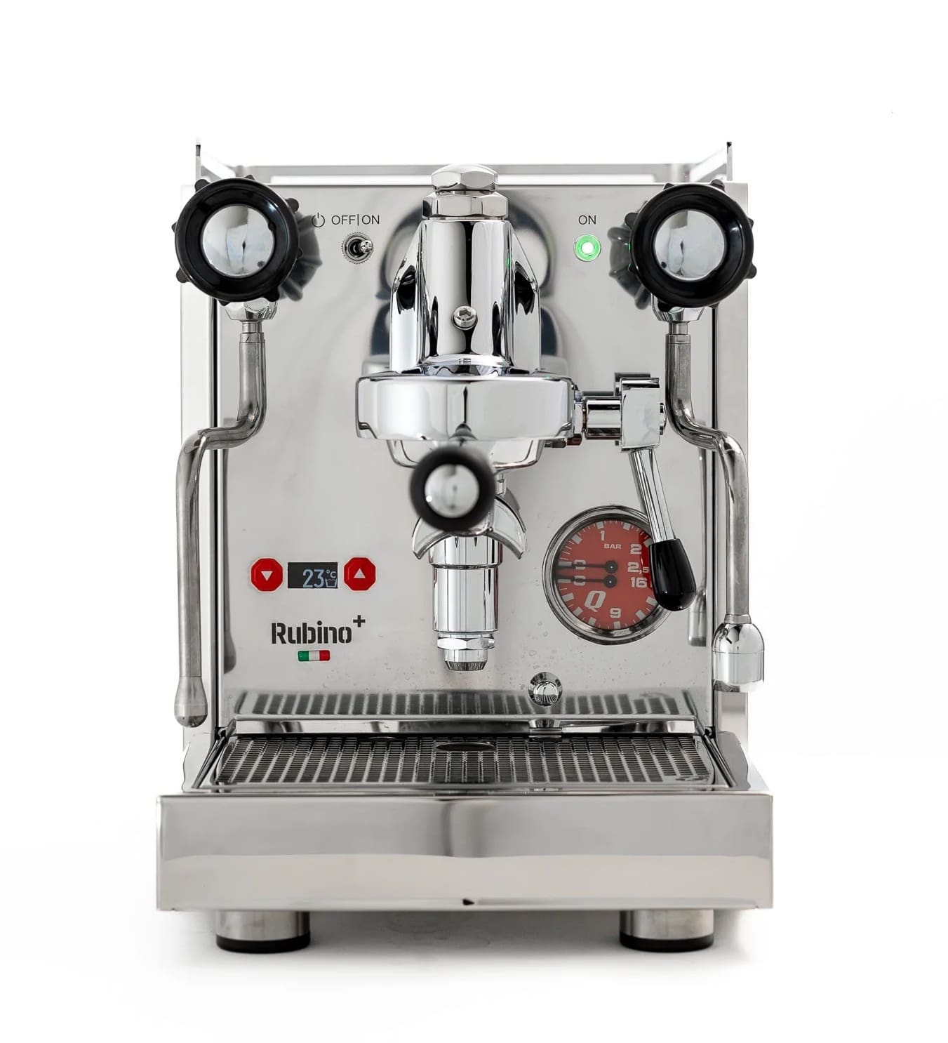 Quick Mill Rubino Plus PID - 1 Group Commercial Espresso Machine - Stainless