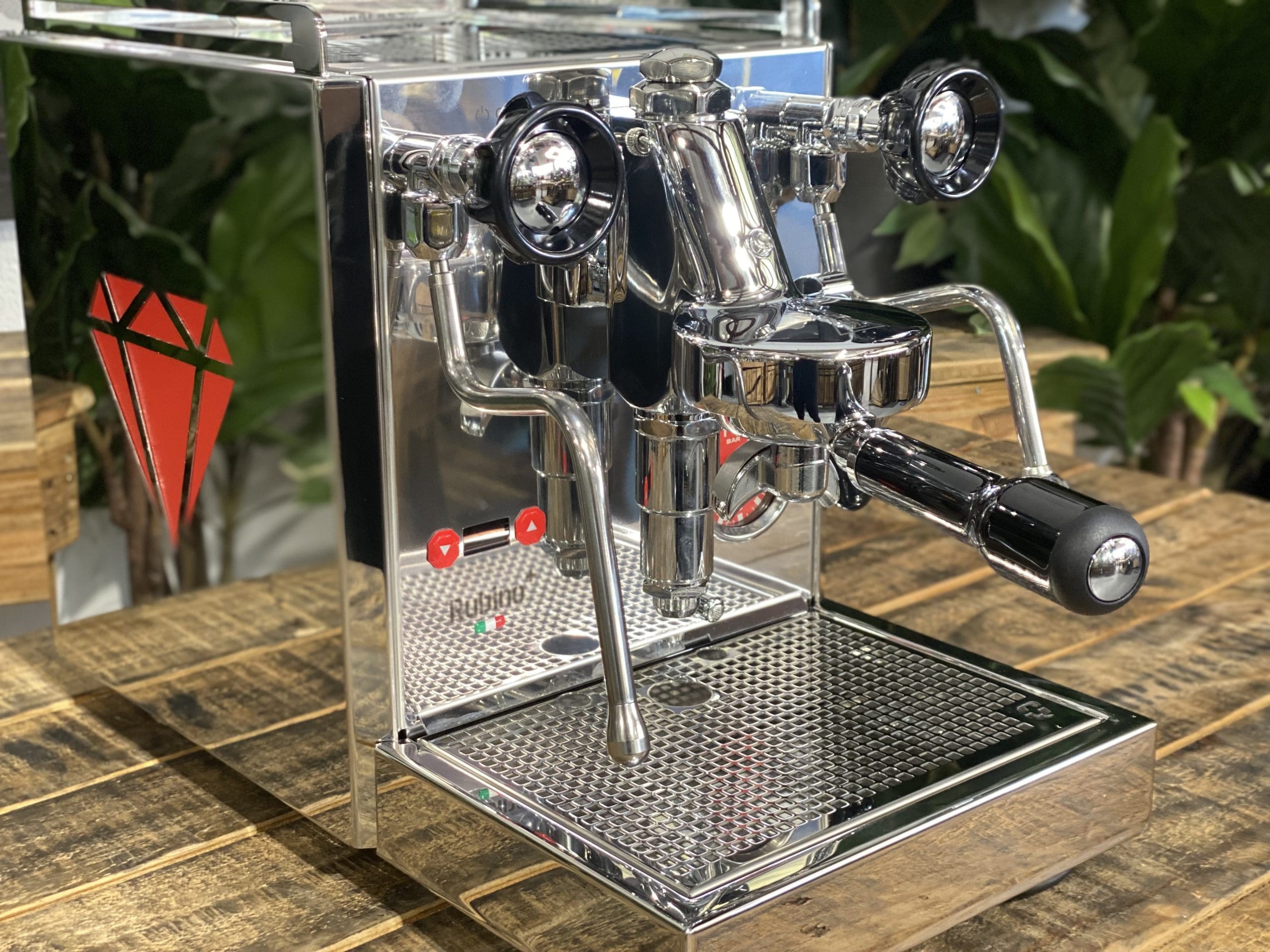 Quick Mill Rubino Plus PID - 1 Group Commercial Espresso Machine - Stainless