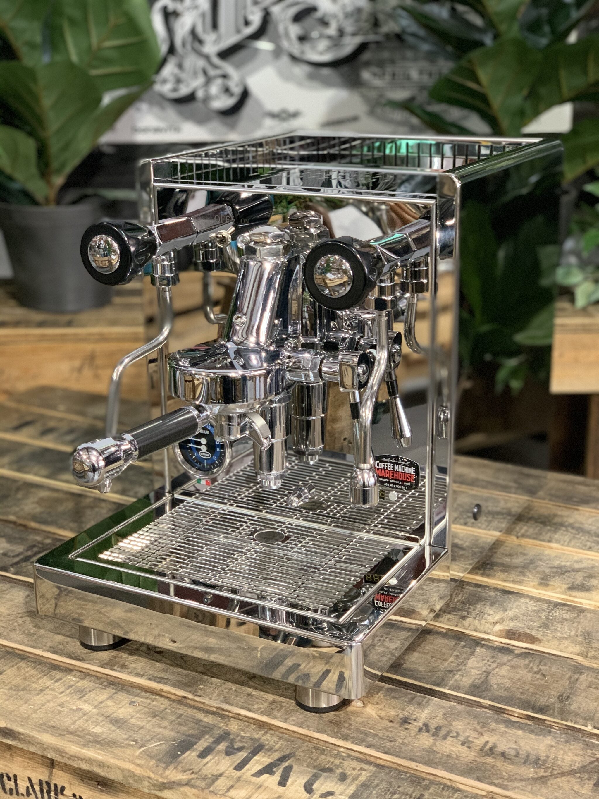 Quick Mill Aquila PLUS Rotary PID - 1 Group Commercial Espresso Machine - Stainless