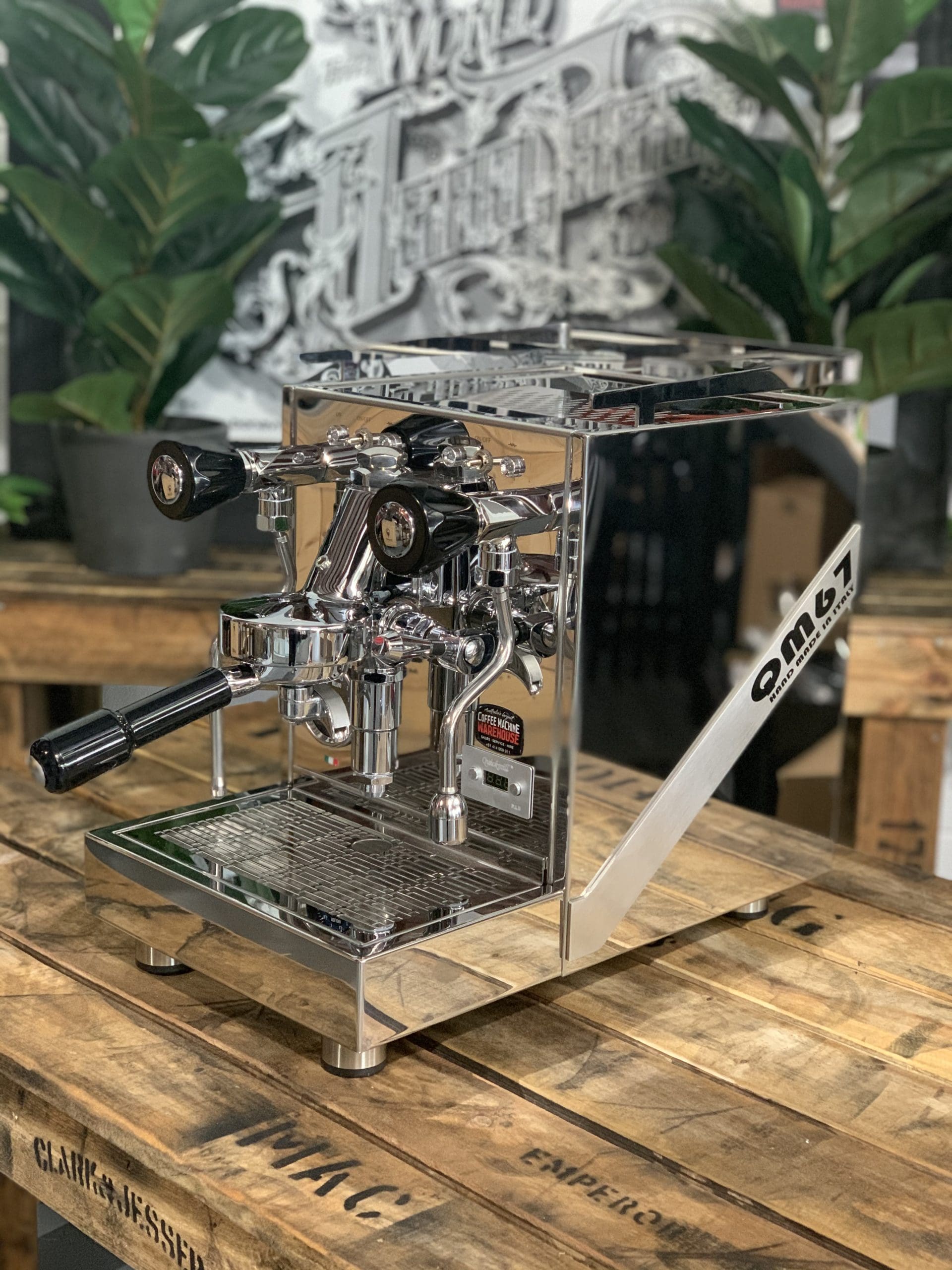 Quick Mill QM67 - 1 Group Commercial Espresso Machine - Stainless