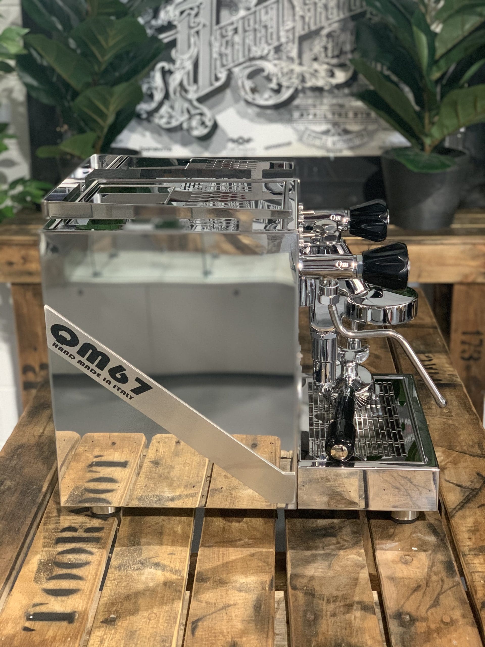 Quick Mill QM67 - 1 Group Commercial Espresso Machine - Stainless