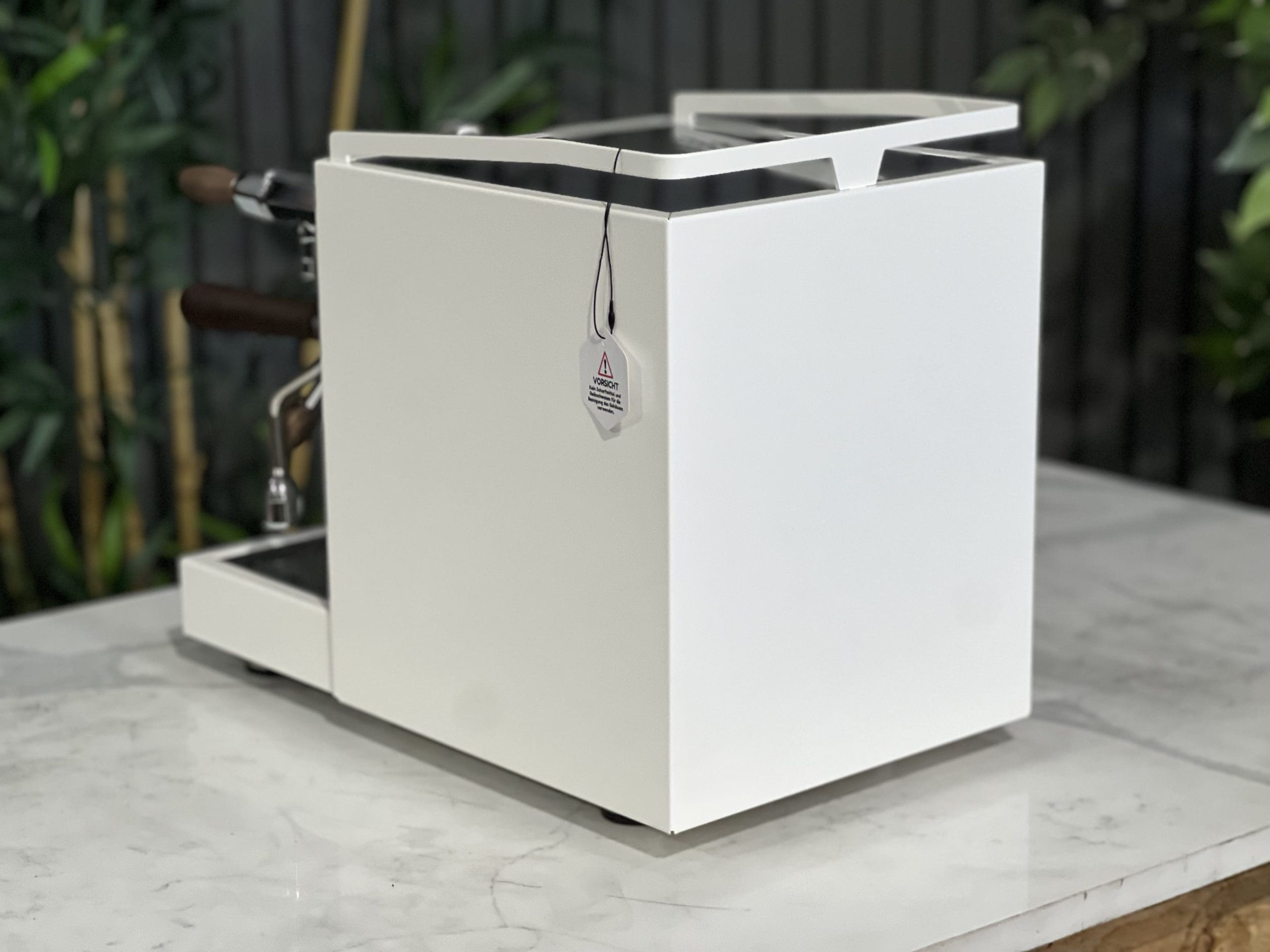 Quick Mill Rubino White - 1 Group Commercial Espresso Machine - Timber