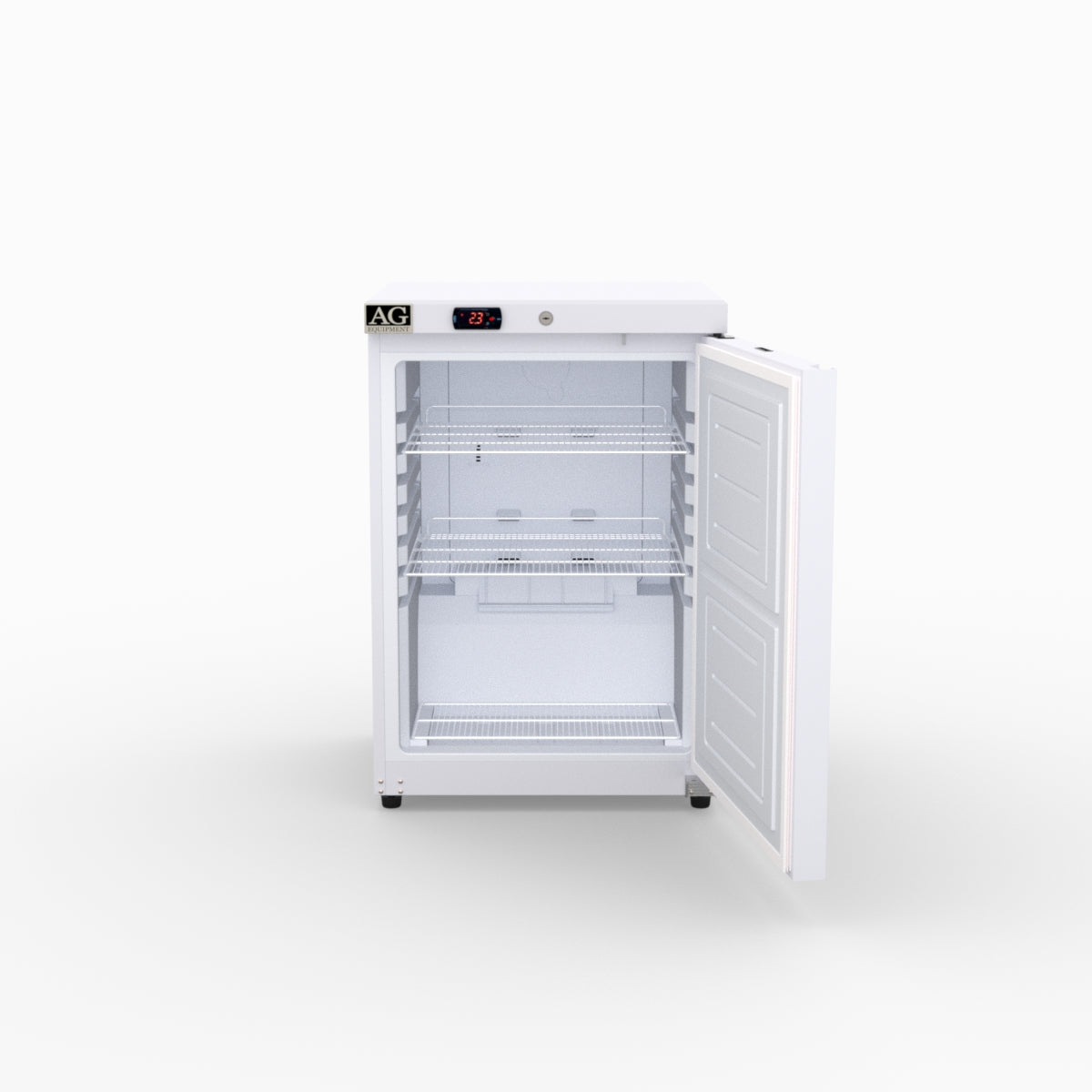 AG Equipment 200L Underbench Single Door Ventilated Light-Duty Fridge R200V