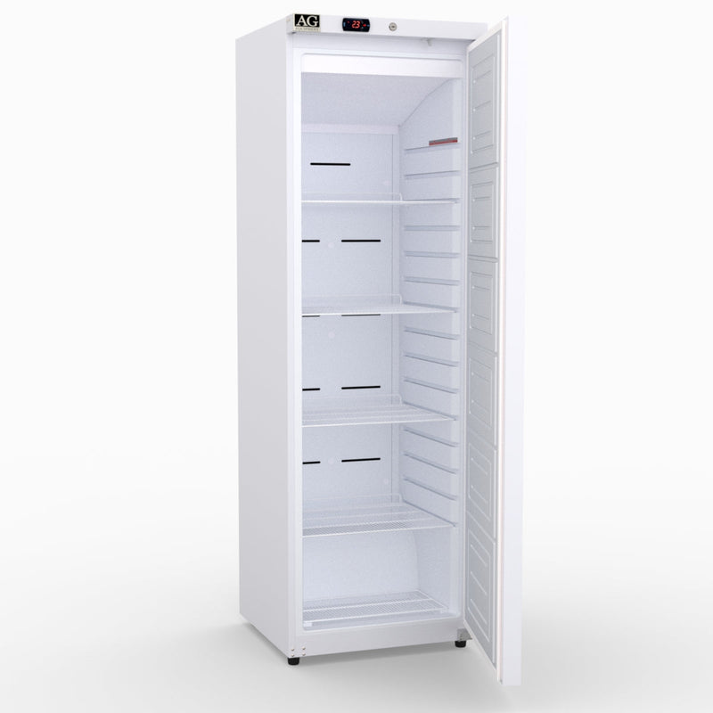 AG 400L Upright Single Door Ventilated Light-Duty Fridge