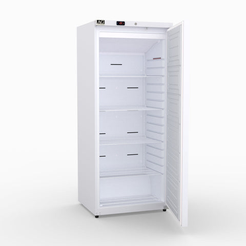 AG 600L Upright Single Door Ventilated Light-Duty Fridge