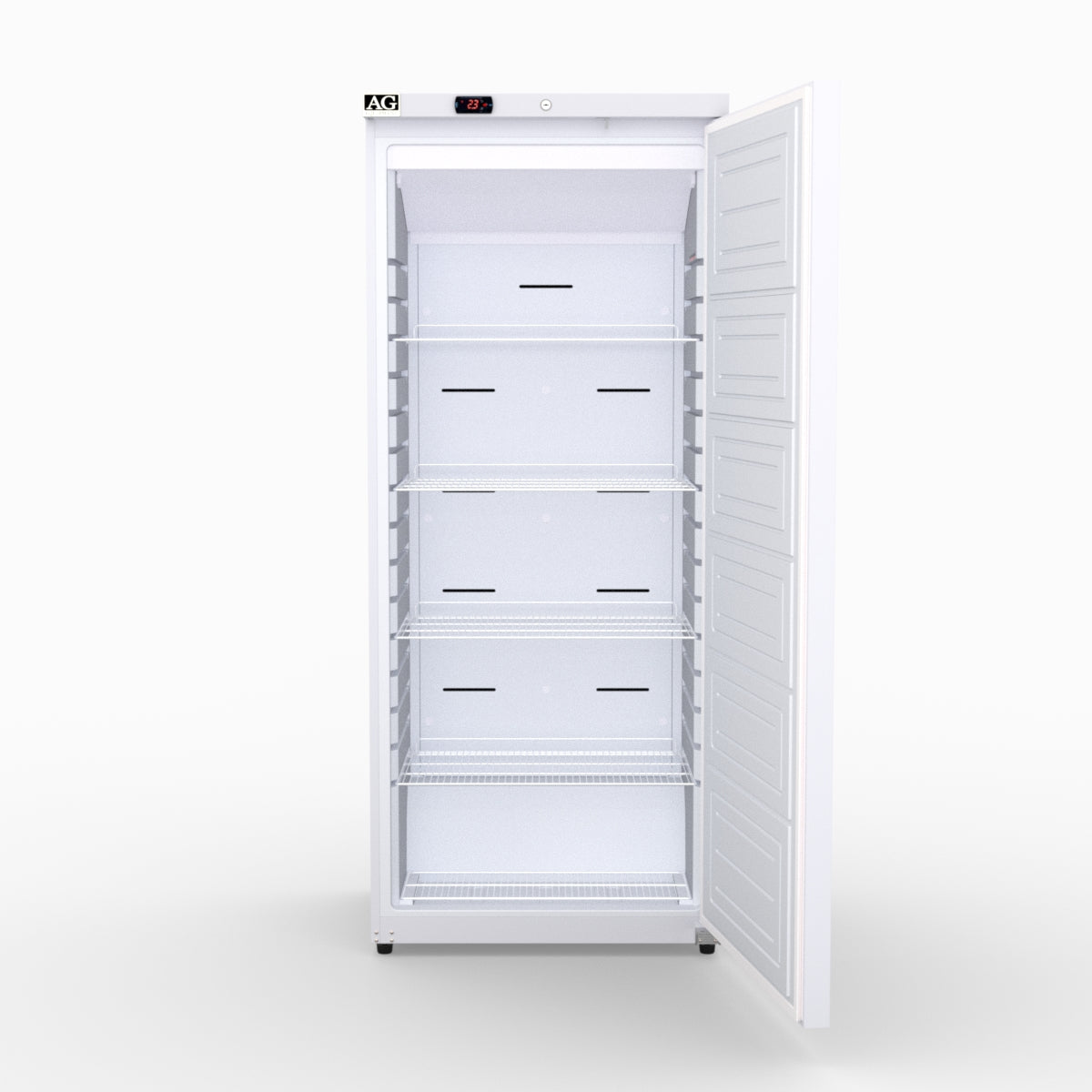 AG 600L Upright Single Door Ventilated Light-Duty Fridge