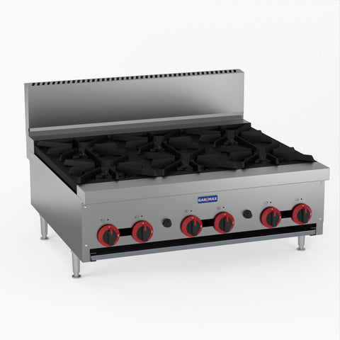 GasMax Gas Cook Top 6 Burner With Flame Failure RB-6E