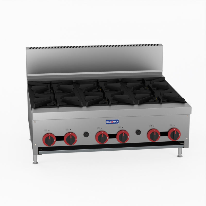 GasMax Gas Cook Top 6 Burners Lpg With Flame Failure RB-6ELPG