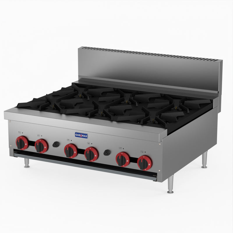 GasMax Cookop 6 Burner with Flame Failure - RB-6E