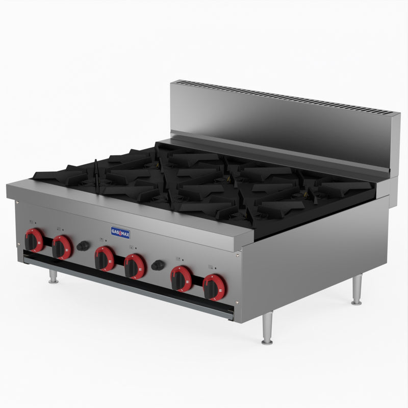 GasMax Cookop 6 Burner with Flame Failure - RB-6E