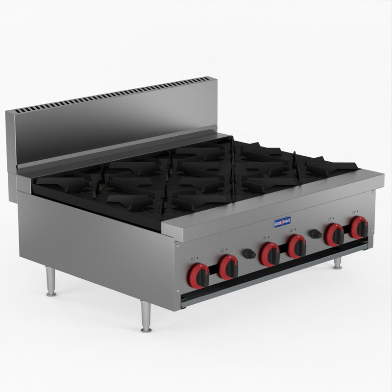 GasMax Cookop 6 Burner with Flame Failure - RB-6E