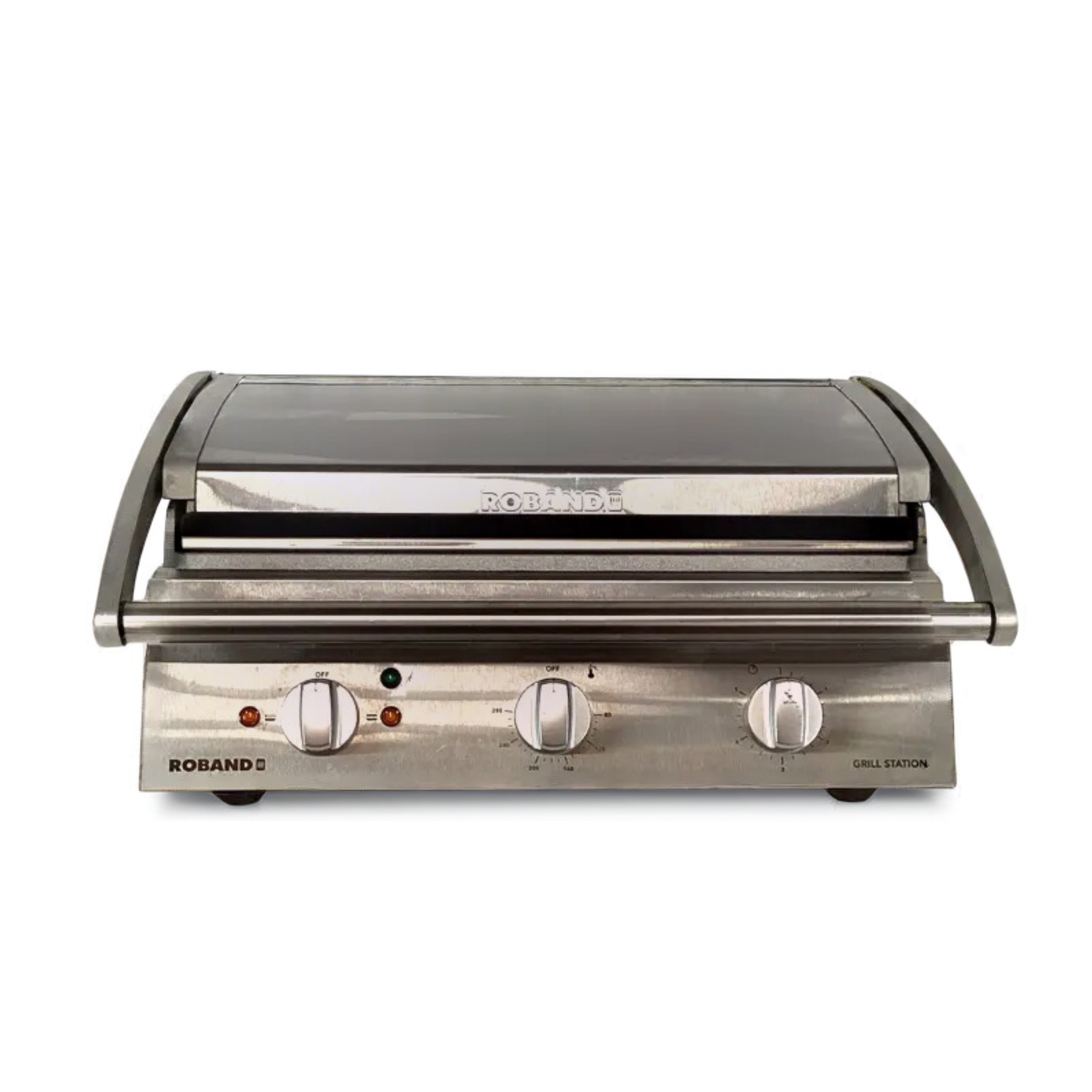 Roband Grill Station 8 slice, Smooth Plates with Electronic Timer 10A