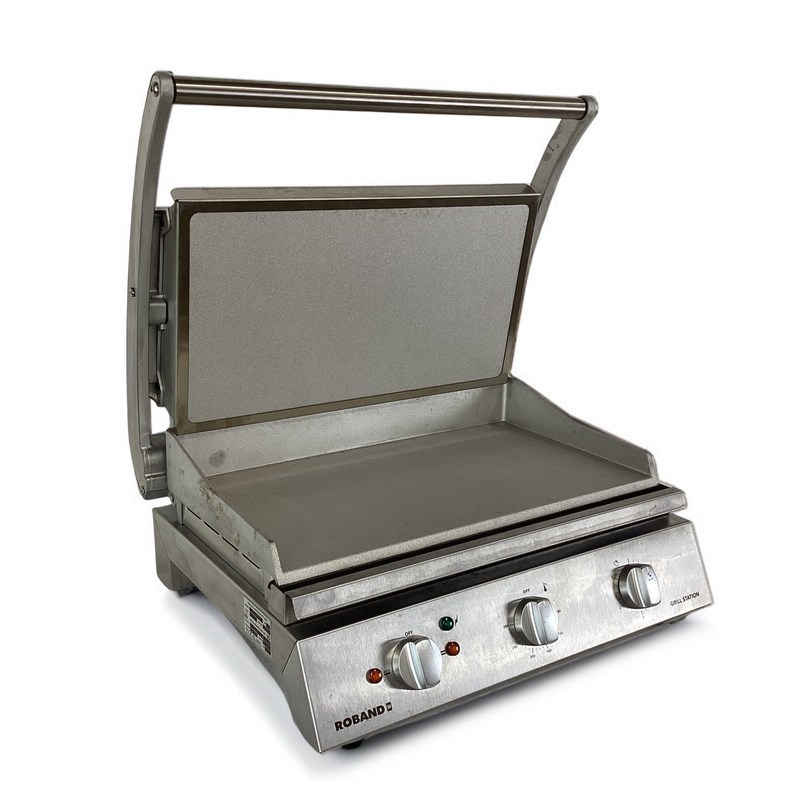 Roband Grill Station 8 slice, Smooth Plates with Electronic Timer 10A