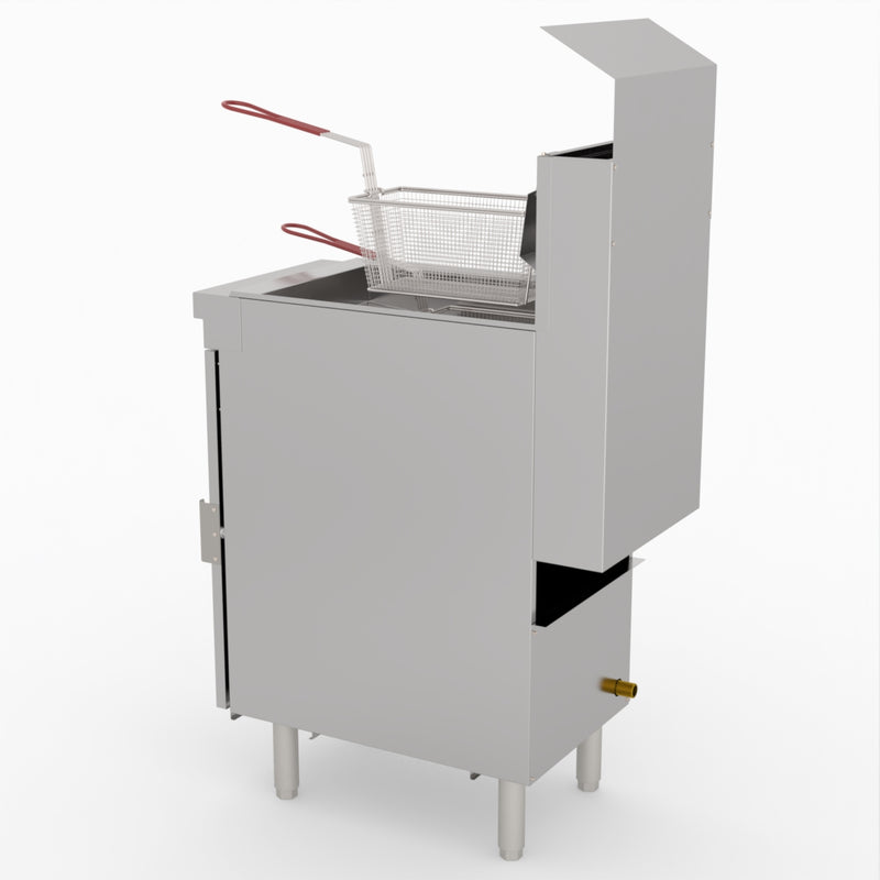 FryMAX Superfast Natural Gas Tube Fryer RC300E