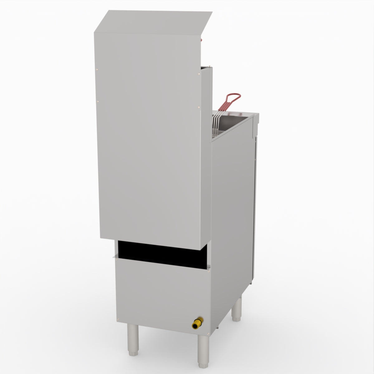 FryMAX Superfast Natural Gas Tube Fryer RC300E