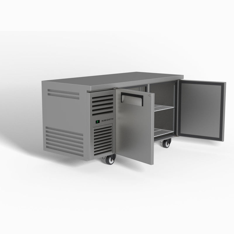 Skope ReFlex 2 Solid Door Underbench Fridge, 1500mm Wide