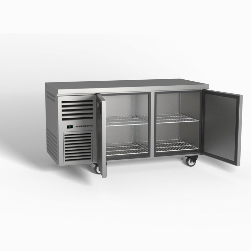 Skope ReFlex 2 Solid Door Underbench Fridge, 1500mm Wide