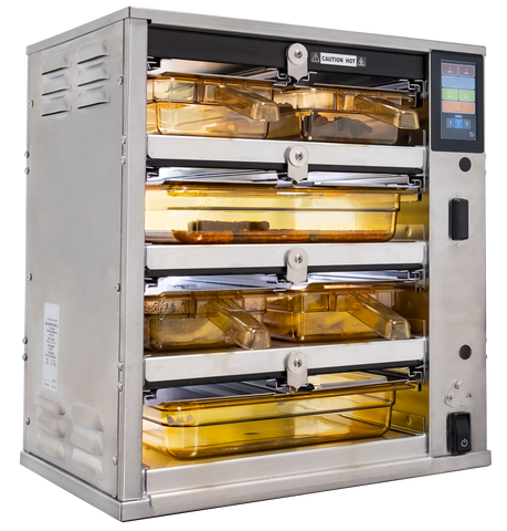 Duke Hot Hold Cabinet - 65mm deep with Flexible Lids - RFHU-24-FL042GM