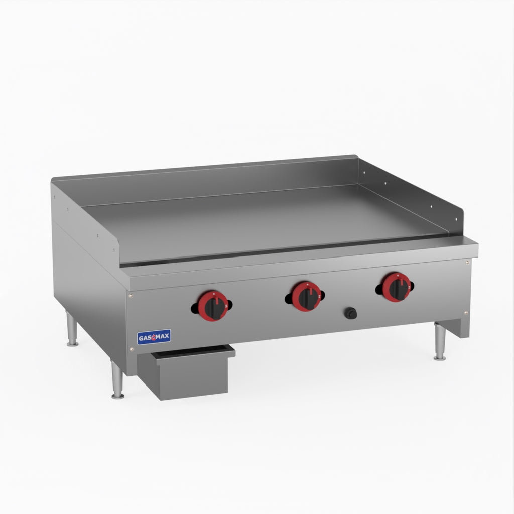 GasMax Three Burner Griddle Lpg RGT-36ELPG