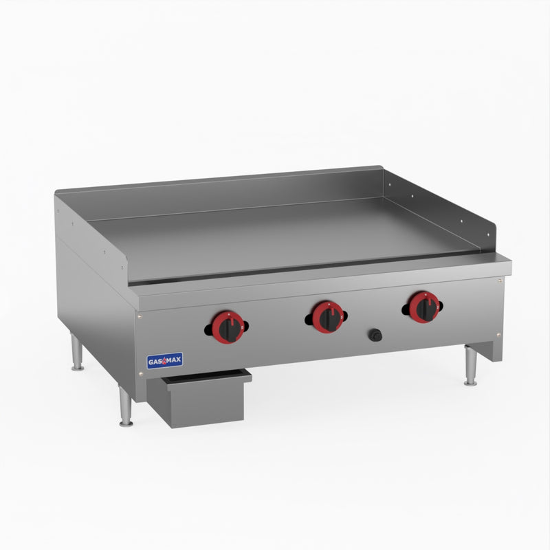 GasMax Three Burner Griddle RGT-36E