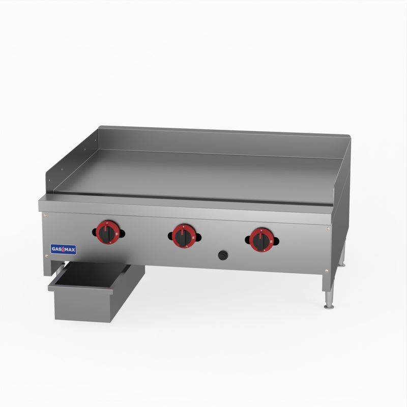 GasMax Three Burner Griddle Lpg RGT-36ELPG