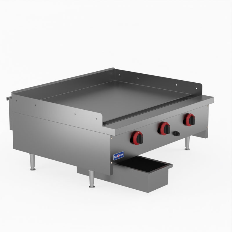 GasMax Three Burner Griddle Lpg RGT-36ELPG