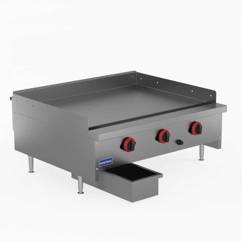 GasMax Three Burner Griddle RGT-36E