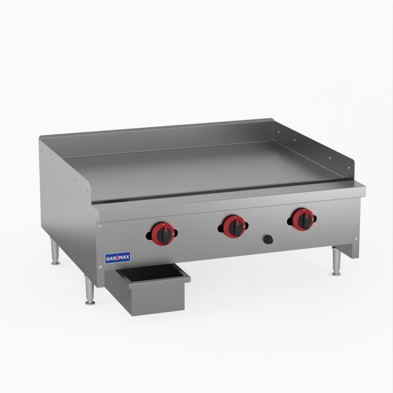 GasMax Three Burner Griddle Lpg RGT-36ELPG