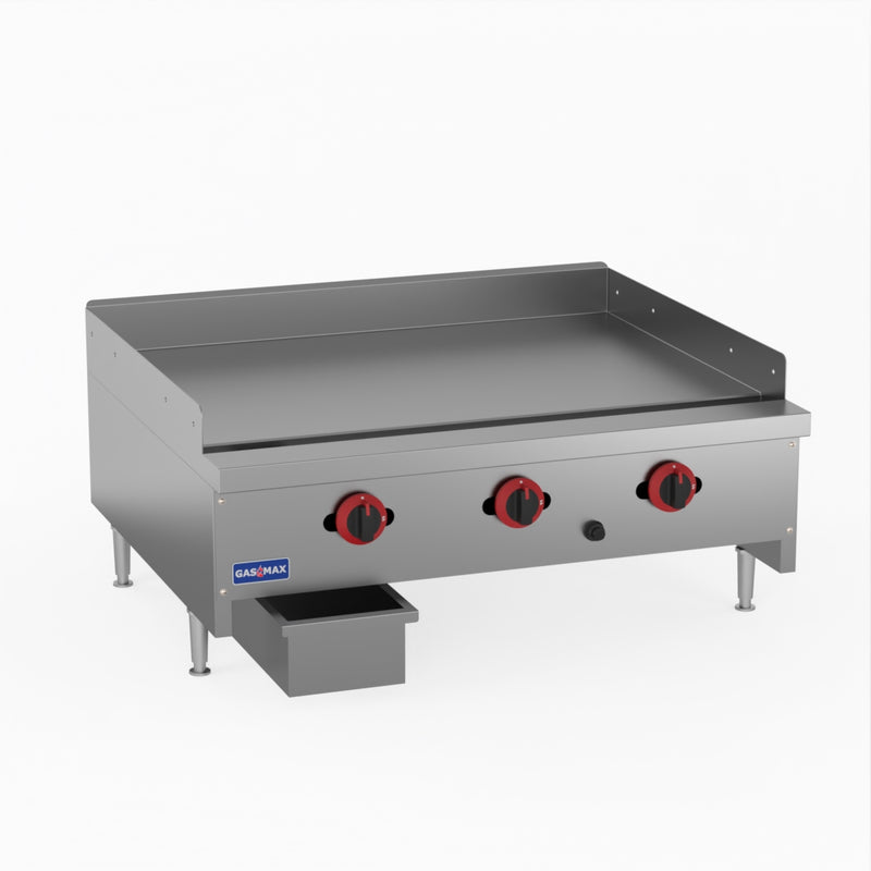 GasMax Three Burner Griddle Lpg RGT-36ELPG