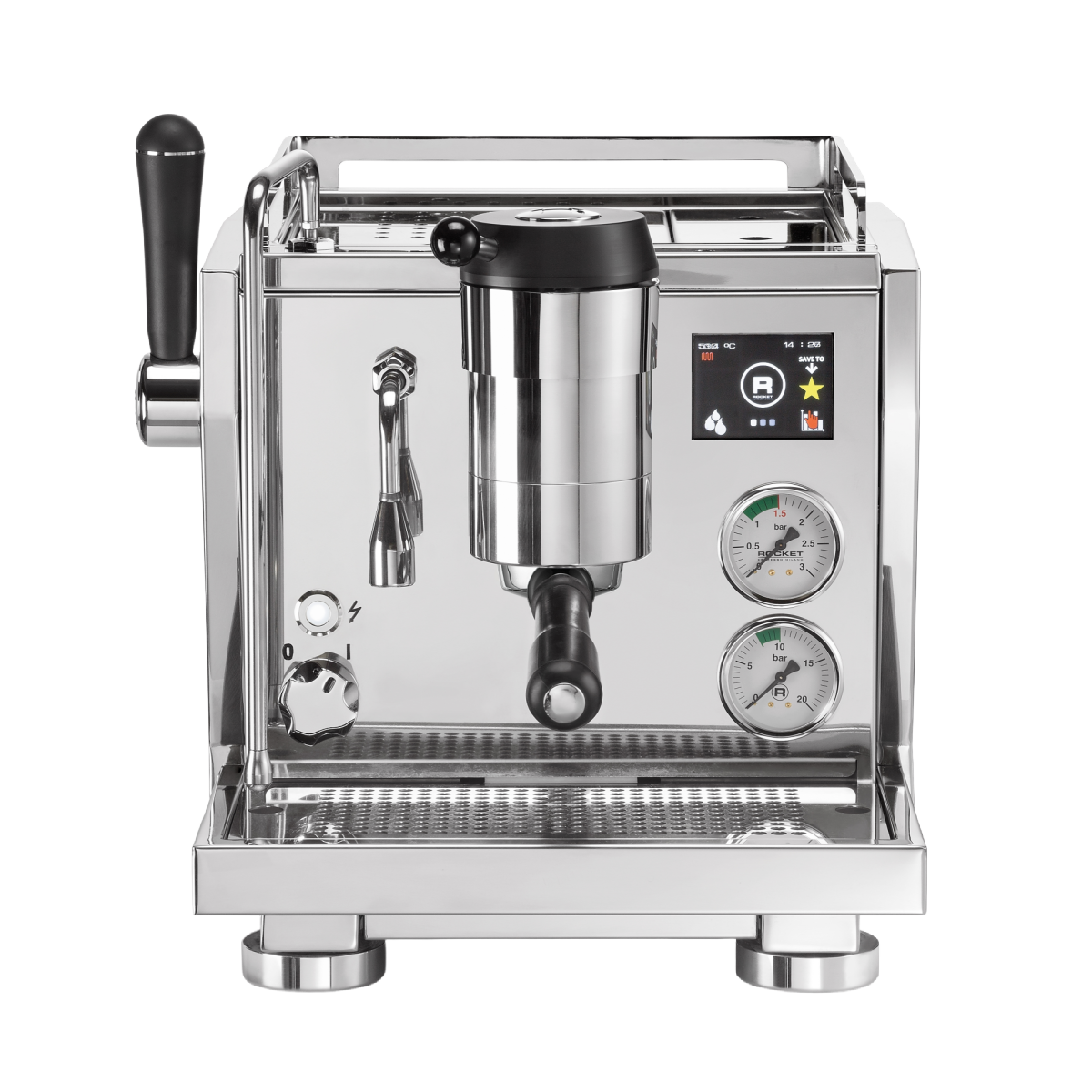 Rocket R Nine One - 1 Group Commercial Espresso Machine - Stainless Steel