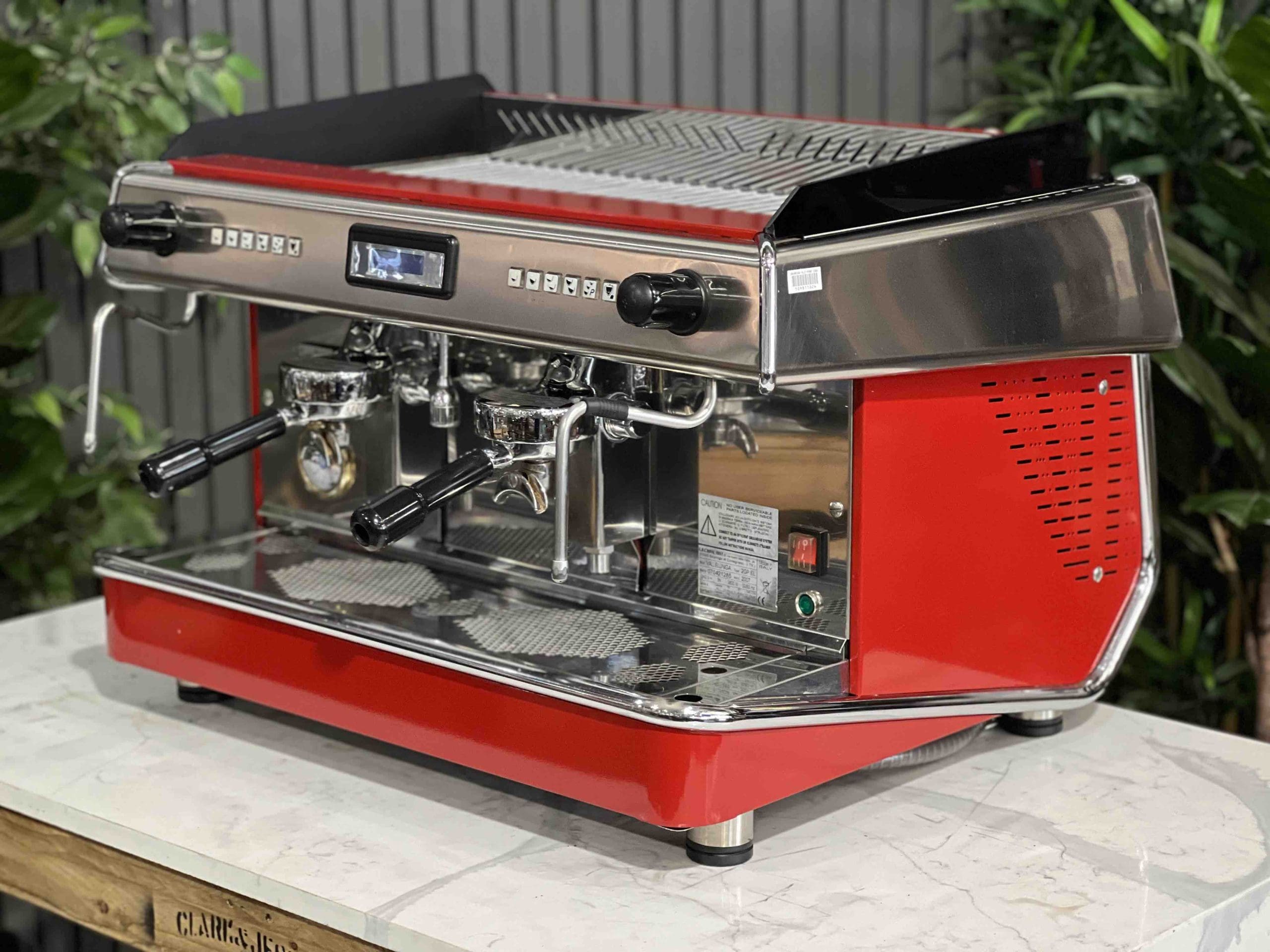 Royal Vallelunga - 2 Group Commercial Espresso Machine - Red