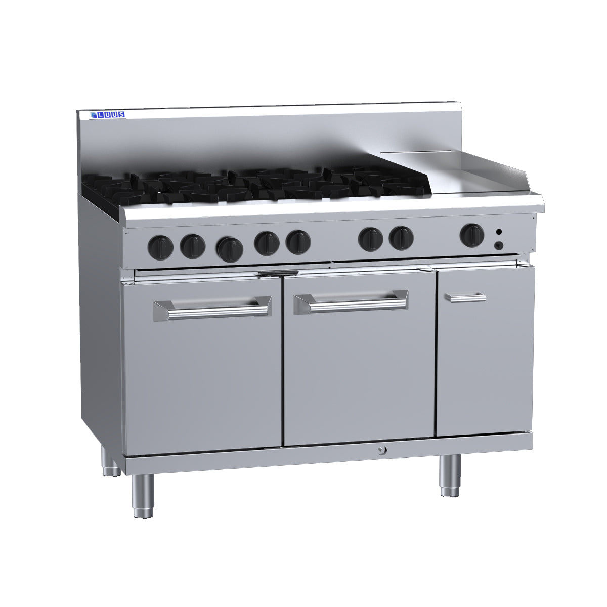 Luus 6 Burner 300mm Griddle with Oven RS-6B3P-LPG - LPG