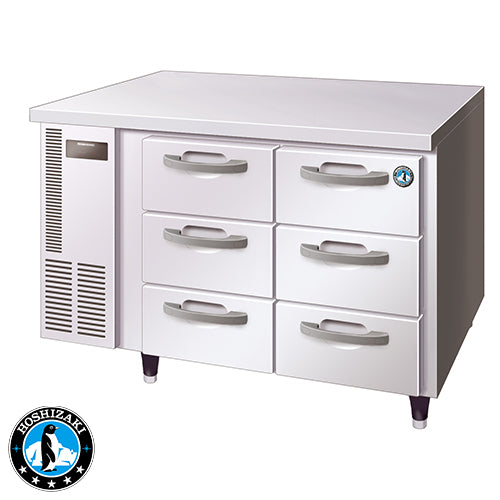 Hoshizaki 6 Drawer 100mm Deep Gastronorm Underbench Fridge