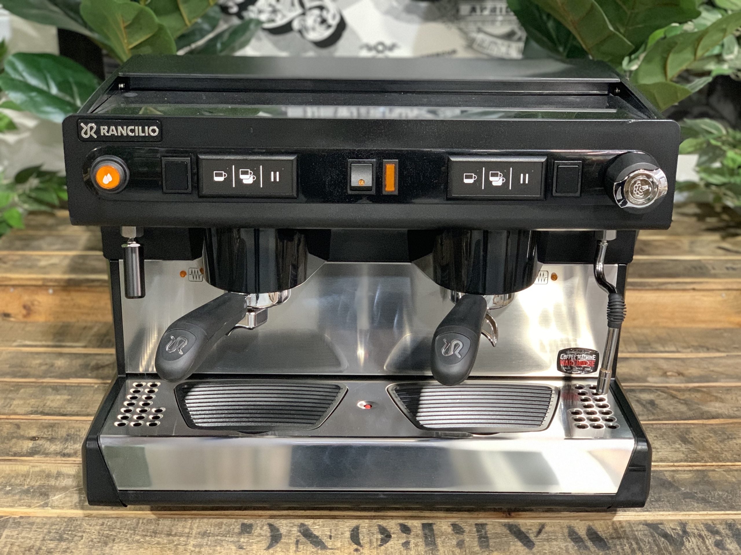 Rancilio Baby 9 - 2 Group Commercial Espresso Machine - Black