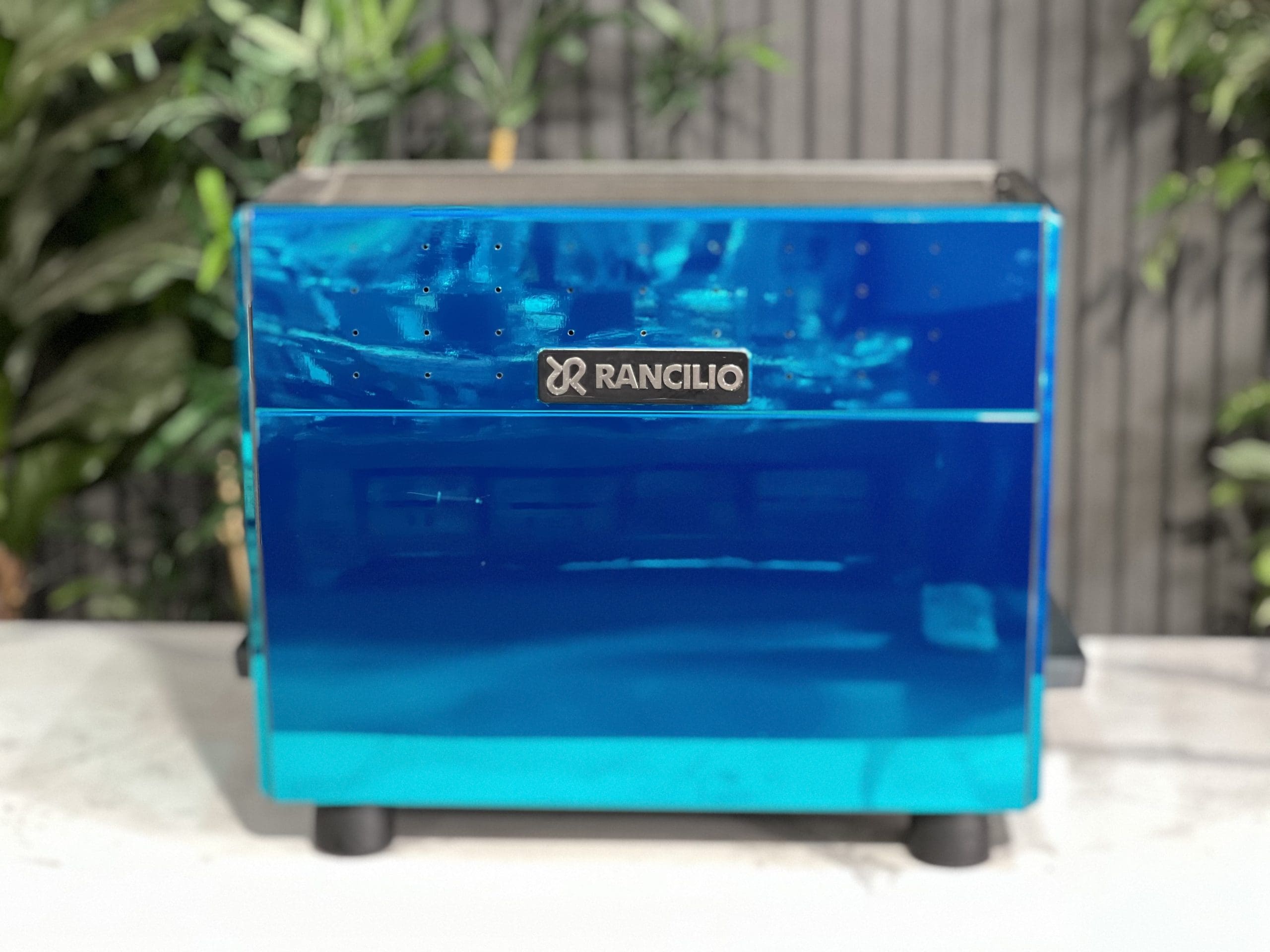 Rancilio Classe 8 Blue - 1 Group Commercial Espresso Machine - Chrome