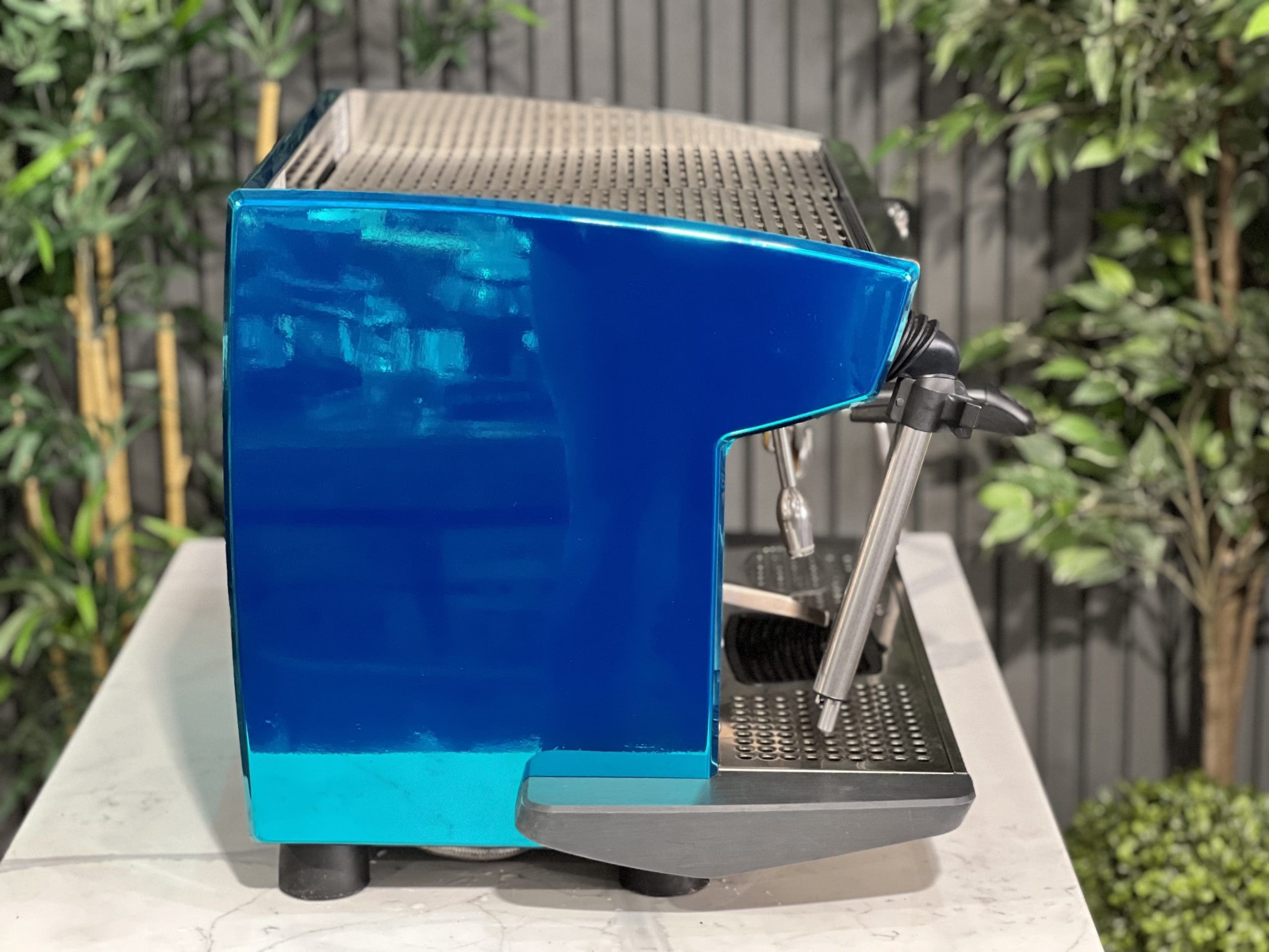 Rancilio Classe 8 Blue - 1 Group Commercial Espresso Machine - Chrome