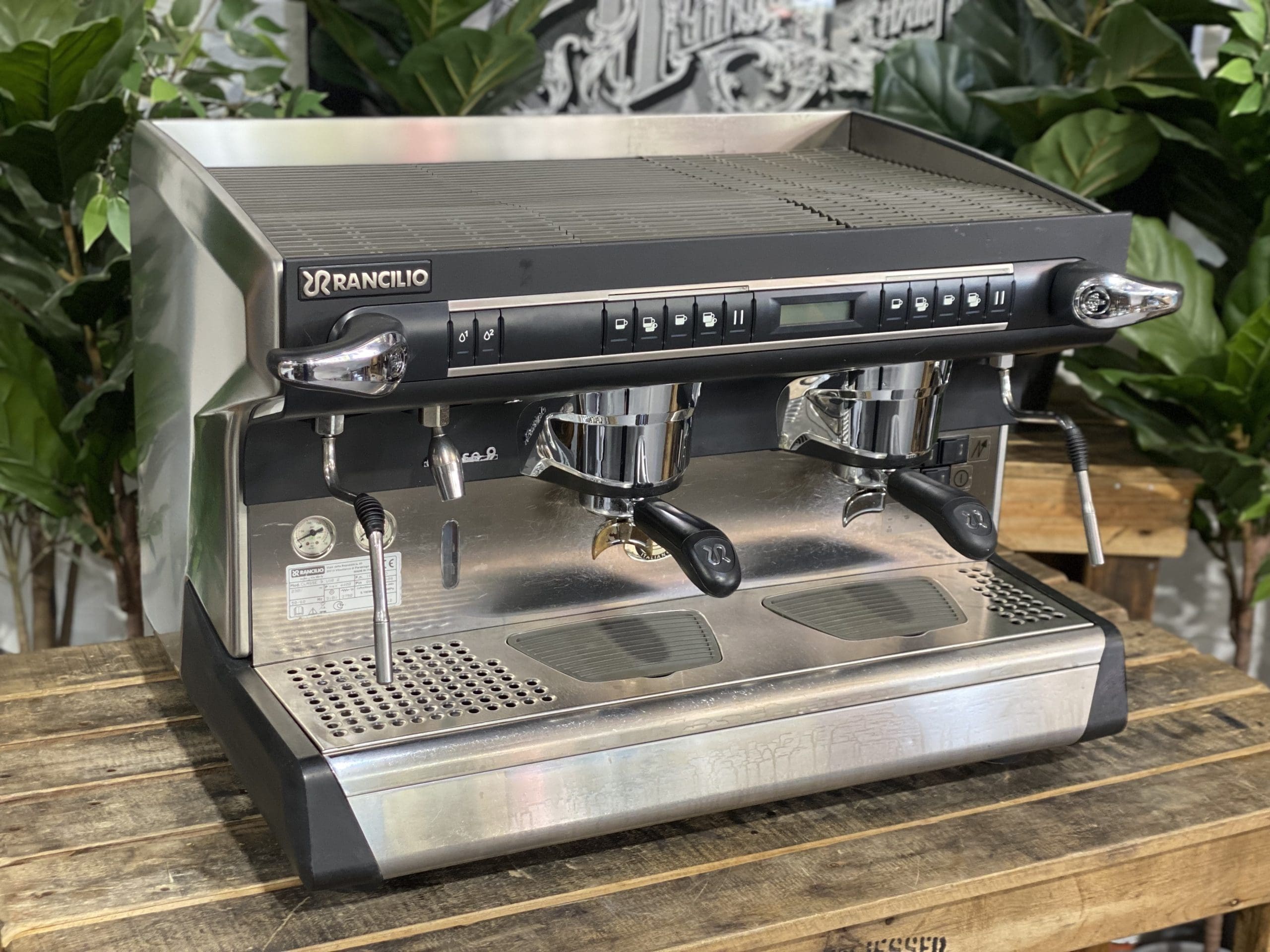 Rancilio Classe 9 - 2 Group Commercial Espresso Machine - Black