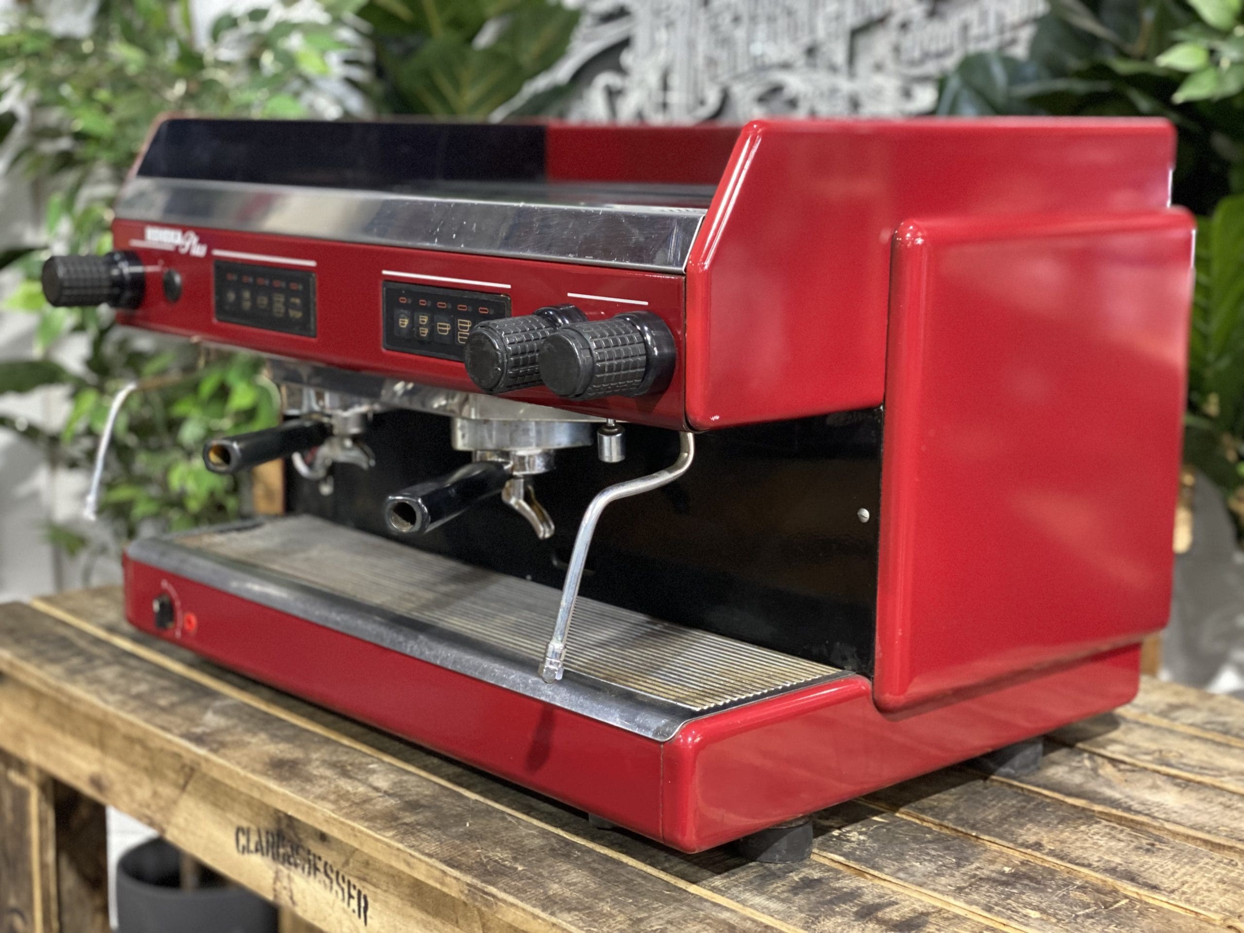 Reneka Plus Low Cup - 2 Group Commercial Espresso Machine - Red