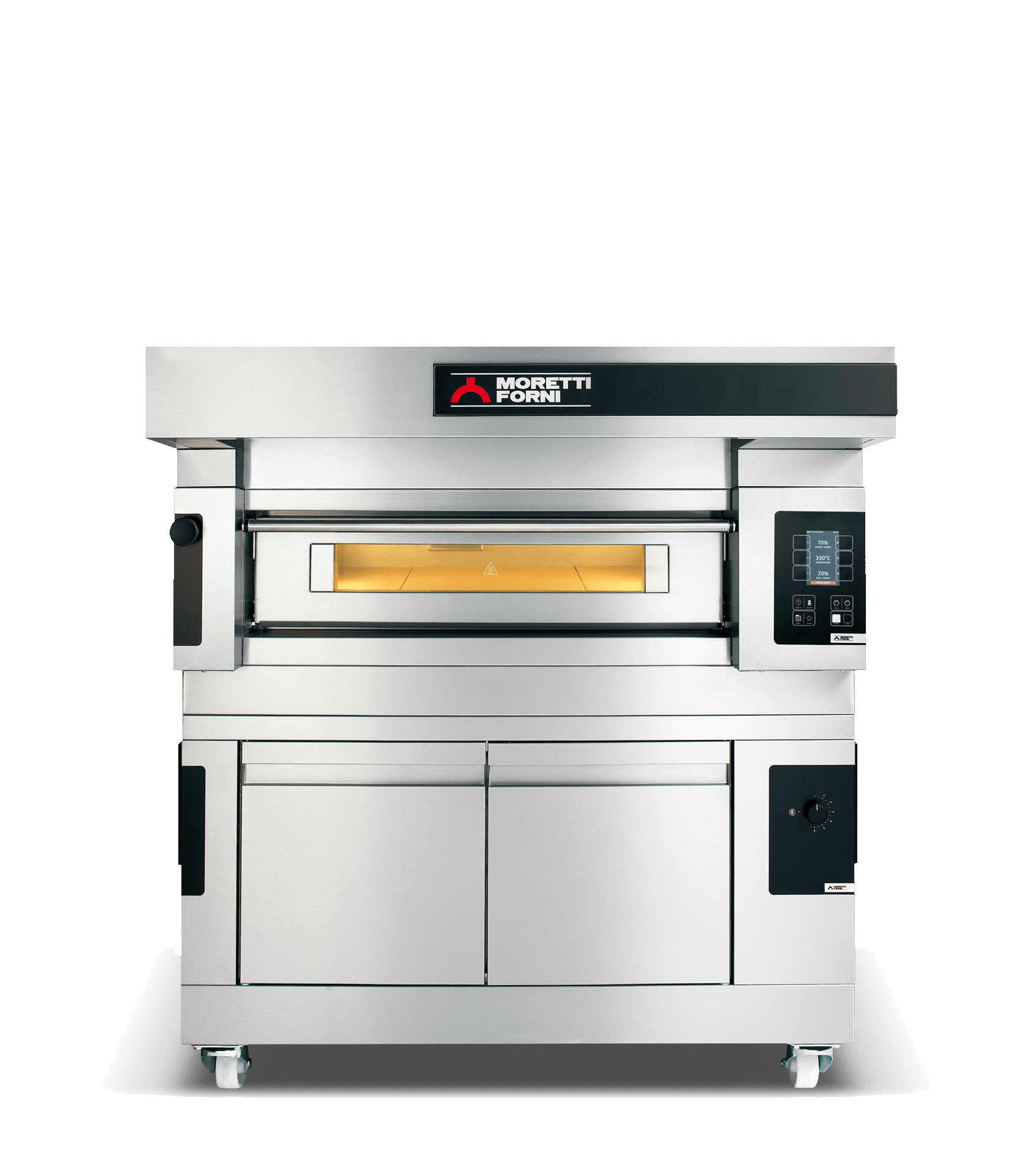 Moretti Forni serieS Single Deck Bakery Oven on Prover - 3 x 60x40cm Tray