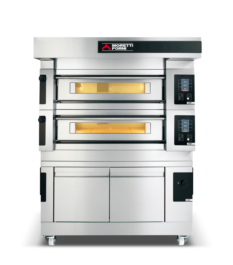 Moretti Forni serieS Double Deck Bakery Oven on Prover - 6 x 60x40cm Tray