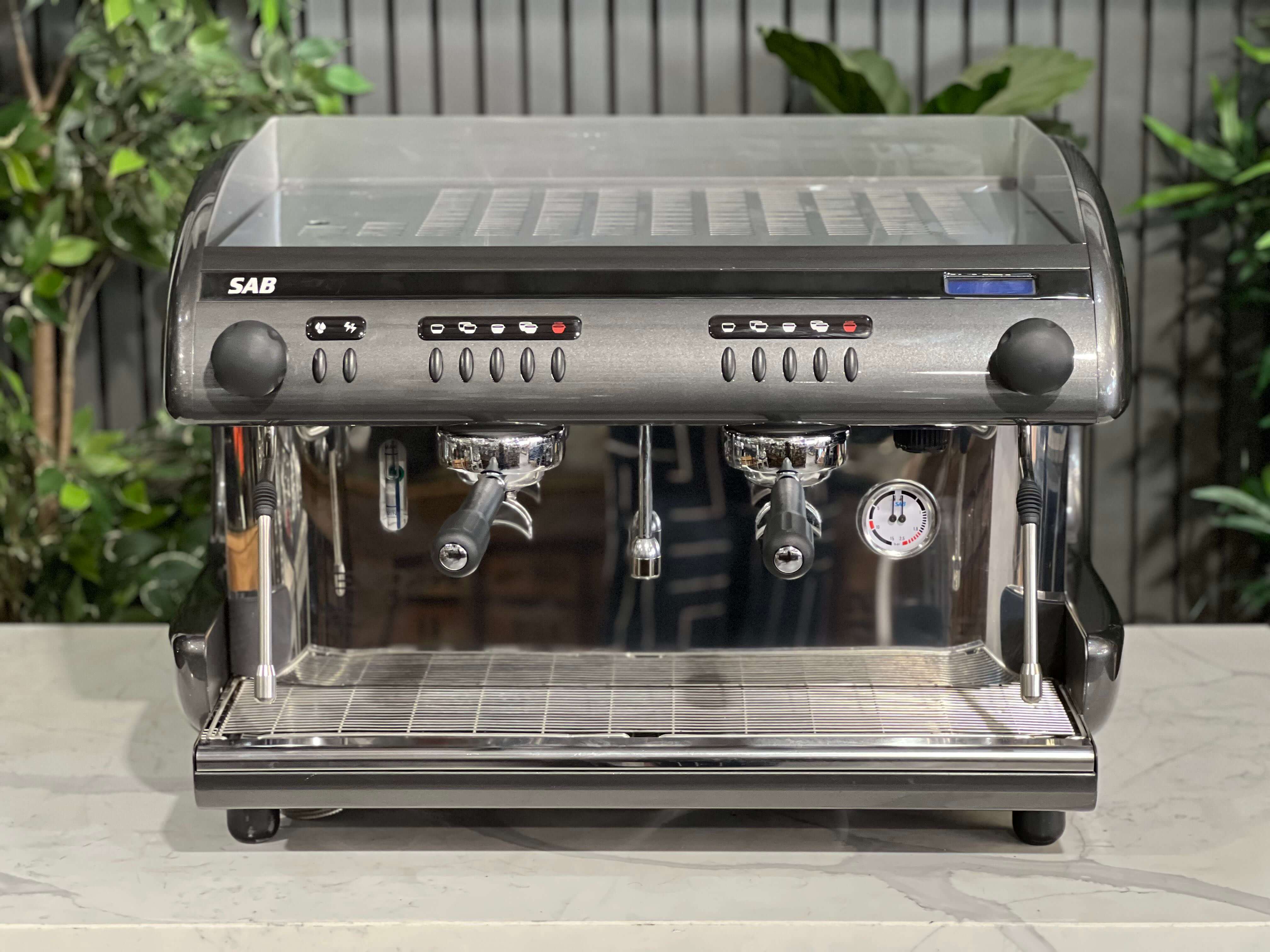 Sab Ellipse Dark - 2 Group Commercial Espresso Machine - Grey