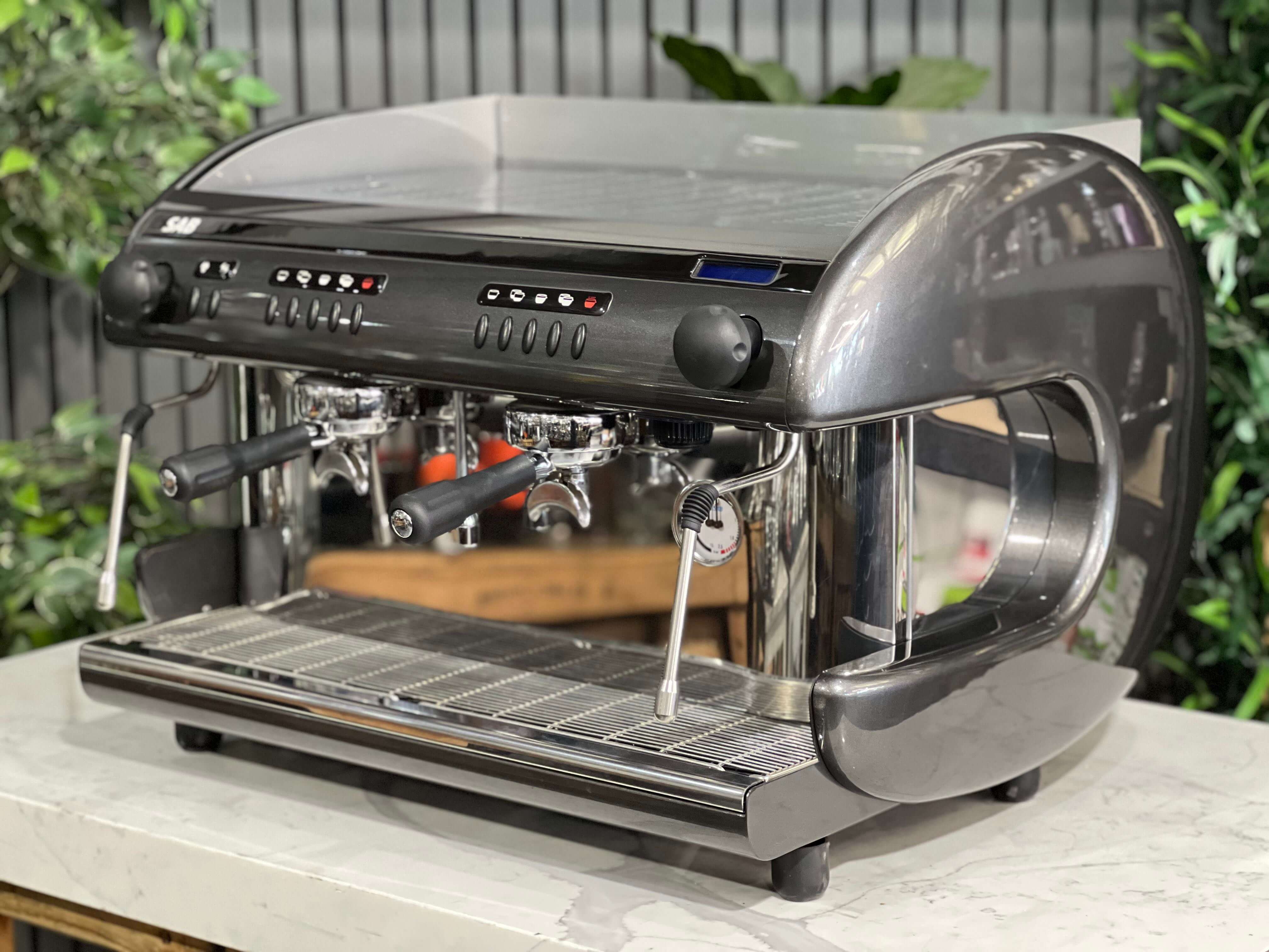 Sab Ellipse Dark - 2 Group Commercial Espresso Machine - Grey