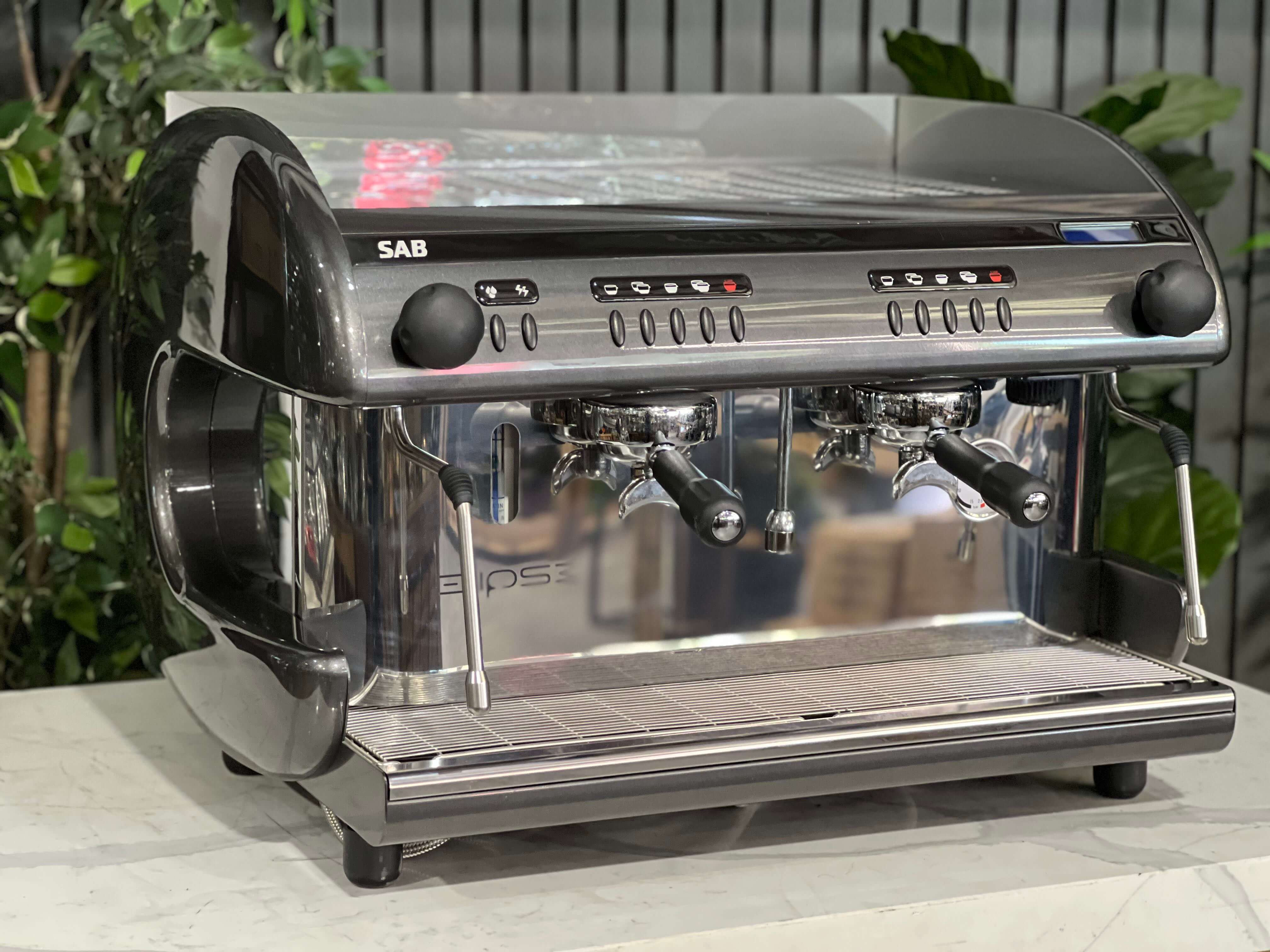 Sab Ellipse Dark - 2 Group Commercial Espresso Machine - Grey
