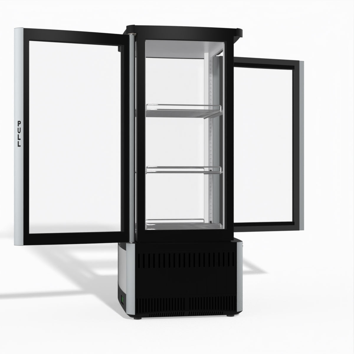 Skope SC112N-A 4 Glass Sided Display Fridge