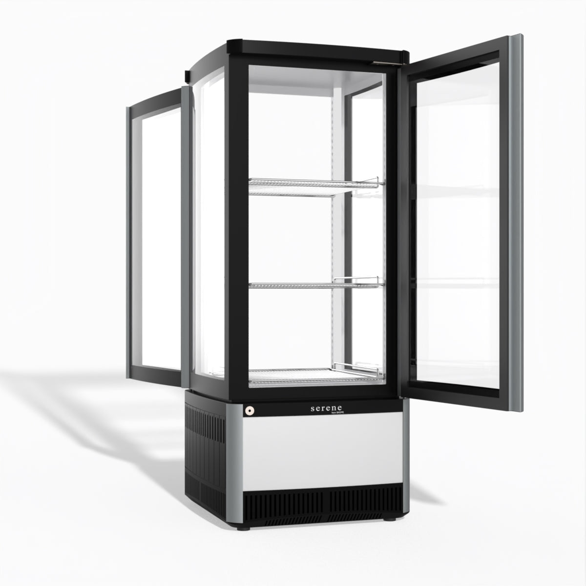 Skope SC112N-A 4 Glass Sided Display Fridge