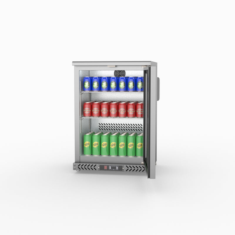 Thermaster Single Door Stainless Steel Bar Cooler SC148SG