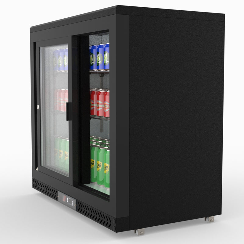 Thermaster Double Sliding Door Drink Cooler SC248SD