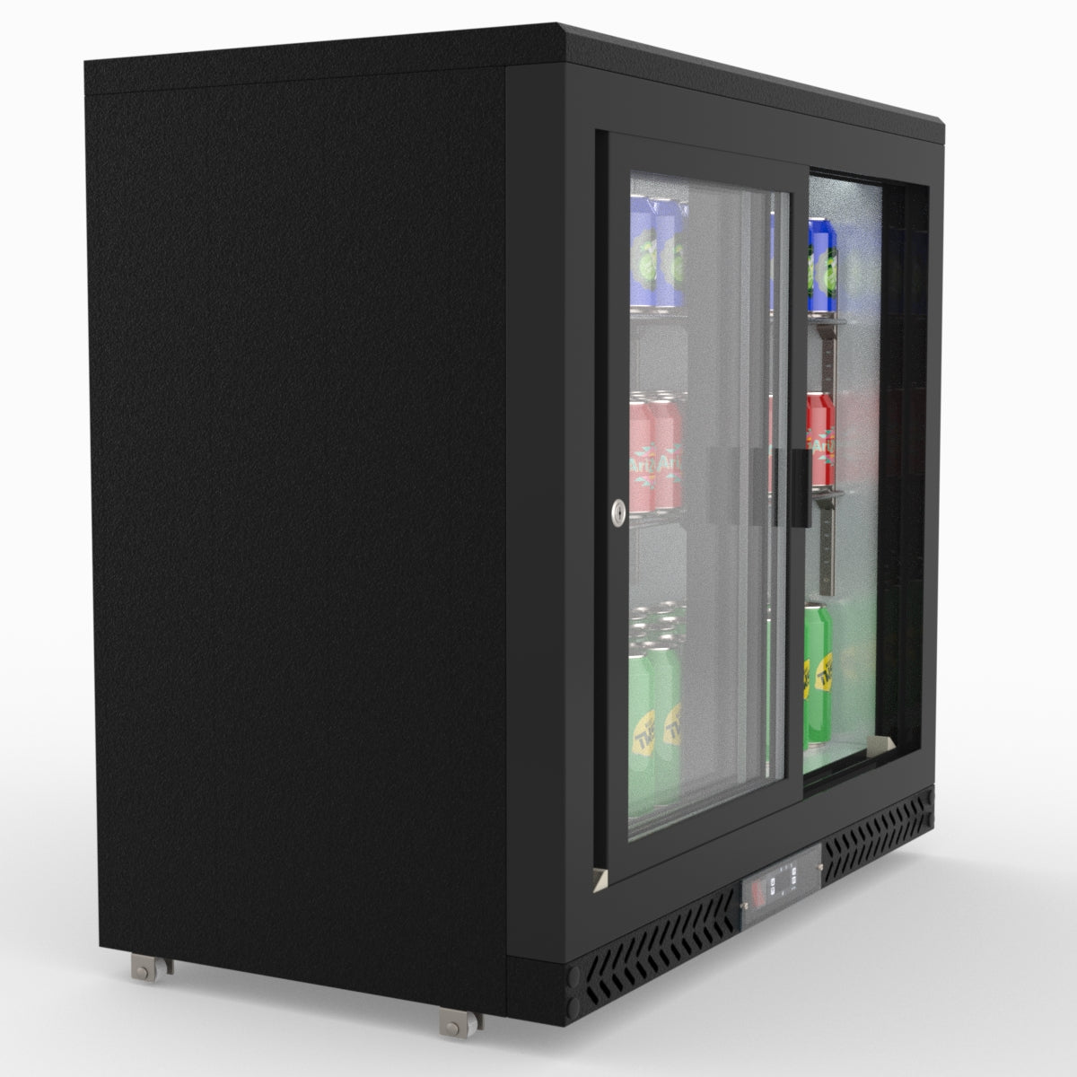 Thermaster Double Sliding Door Drink Cooler SC248SD