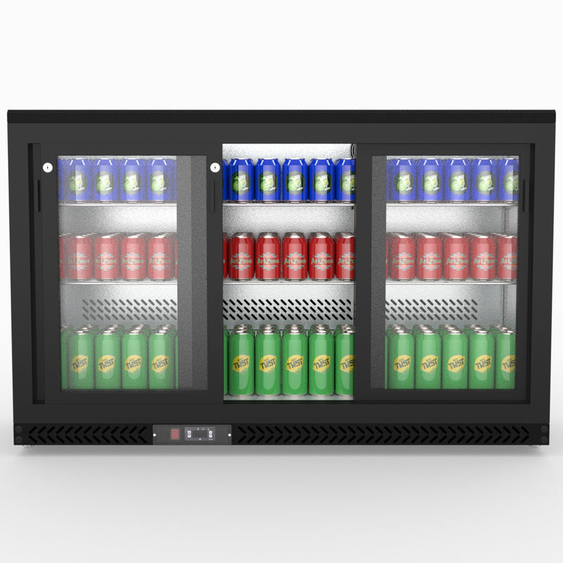 Thermaster Three Sliding Door Bar Cooler SC316SD